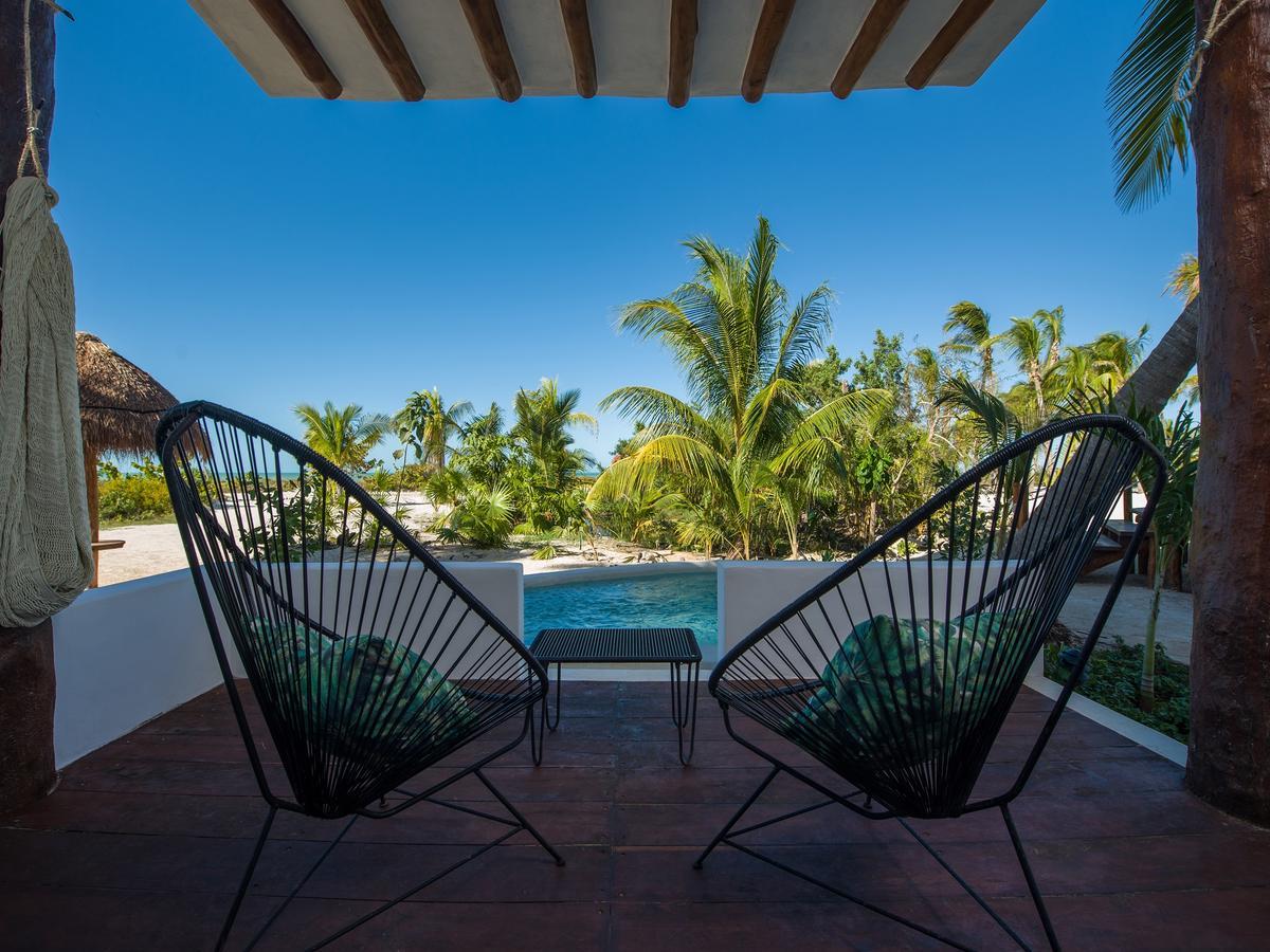บียาส เอชเอ็ม ปาลาปาส เดล มาร์ Hotel Isla Holbox ภายนอก รูปภาพ