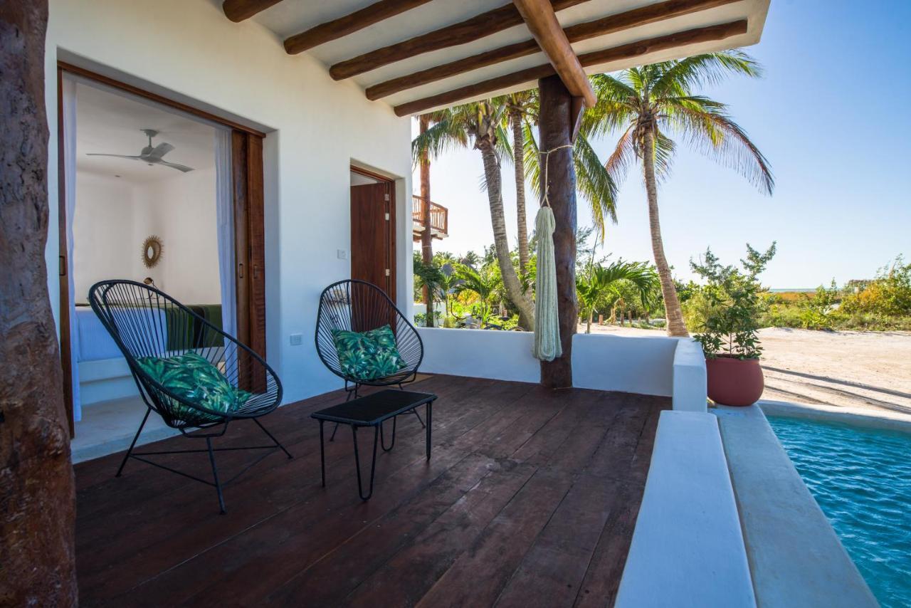 บียาส เอชเอ็ม ปาลาปาส เดล มาร์ Hotel Isla Holbox ภายนอก รูปภาพ